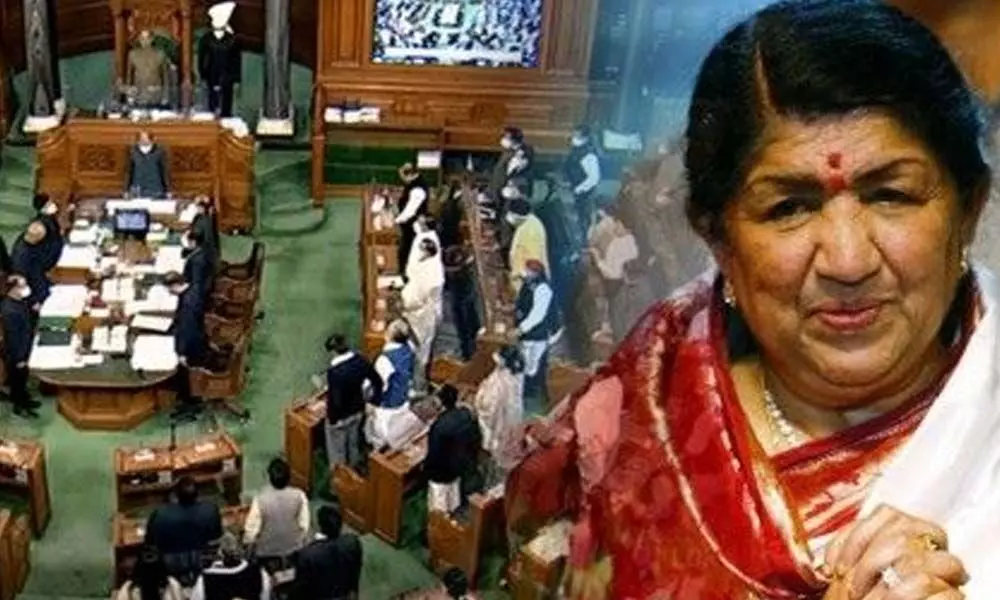Parliament pays homage to Lata Mangeshkar