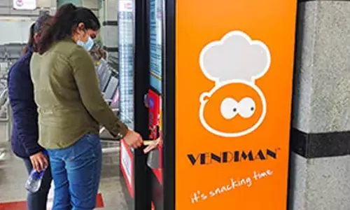 Touchless snack vending at Mangaluru airport