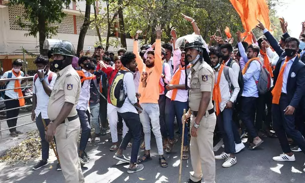 Students Hurl Stones At College In Shivamogga, Prompting The Imposition Of Section 144