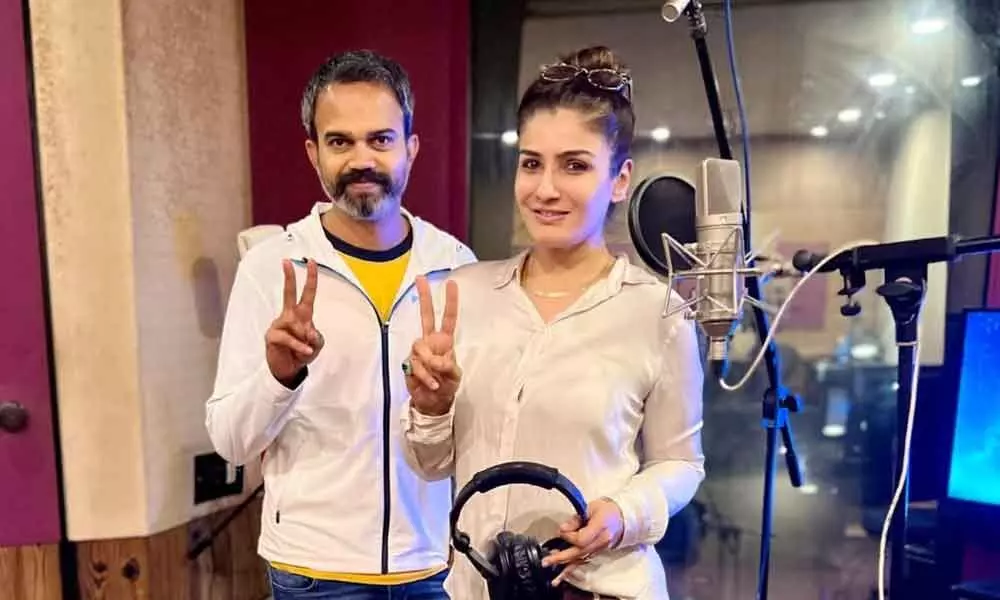 Raveena Tandon AKA Coolest Prime Minister Of KGF Chapter 2 Completes Her Dubbing Part…