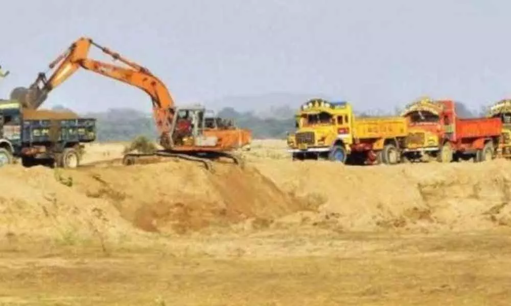 Illegal sand mining goes on unchecked as officials look other way