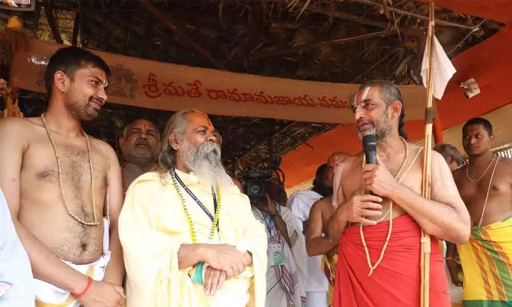 Chinna Jeeyar Swamy inaugurates Dharmacharya Sadassu