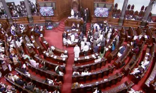 Congress stages walkout from Rajya Sabha
