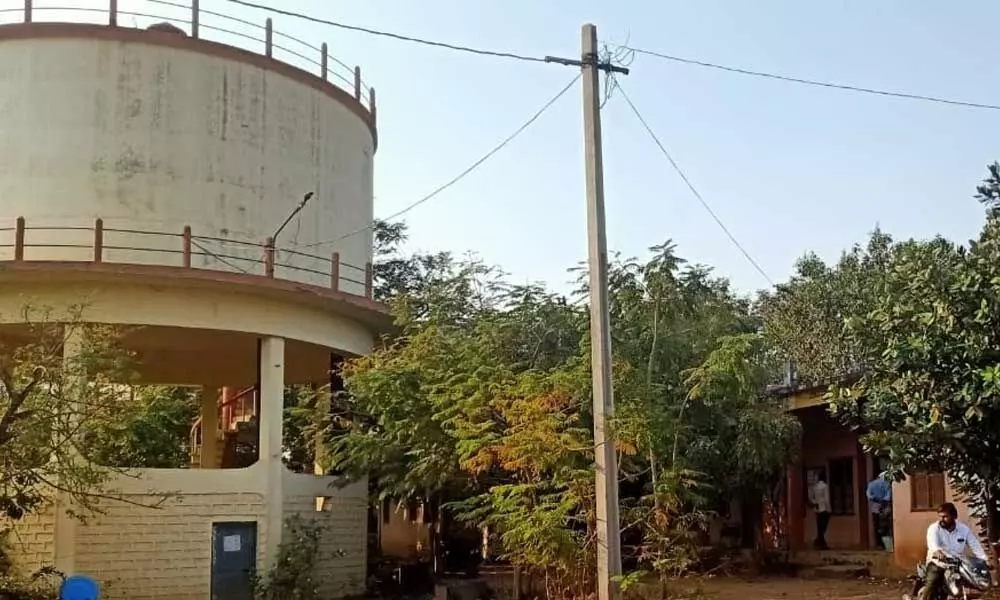 Uddanam water scheme office at Palasa
