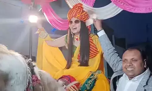 The bride, Priya, said that she was extremely happy.