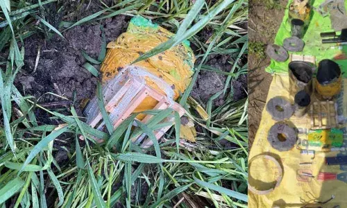 BSF recovers RDX, IED-making materials dropped by Pak drone