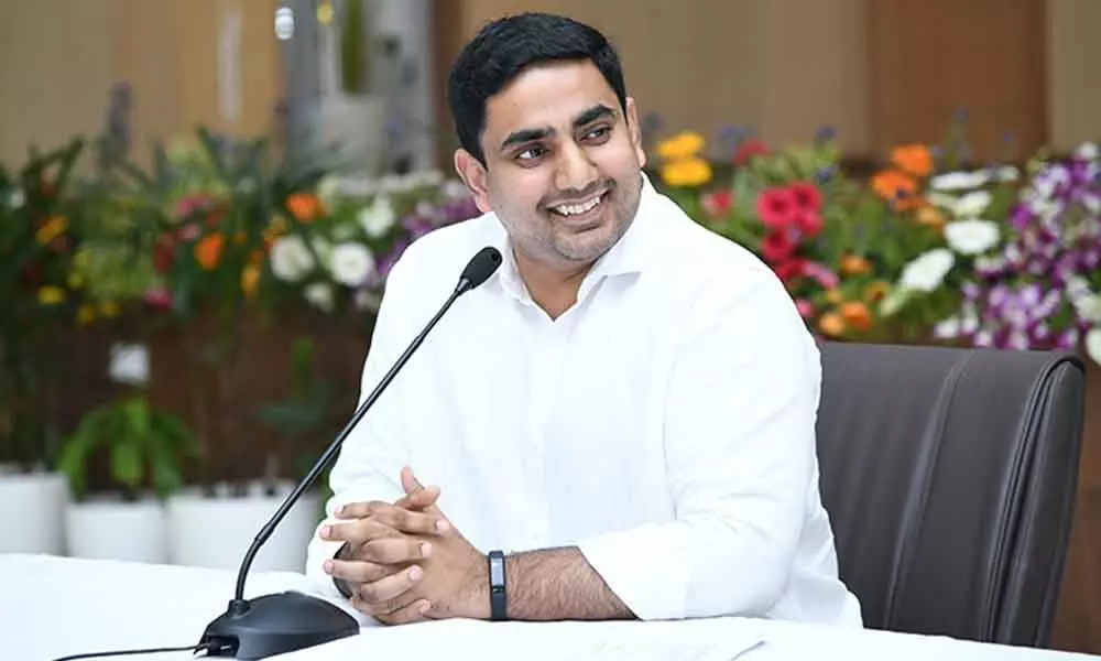 TDP national general secretary Nara Lokesh