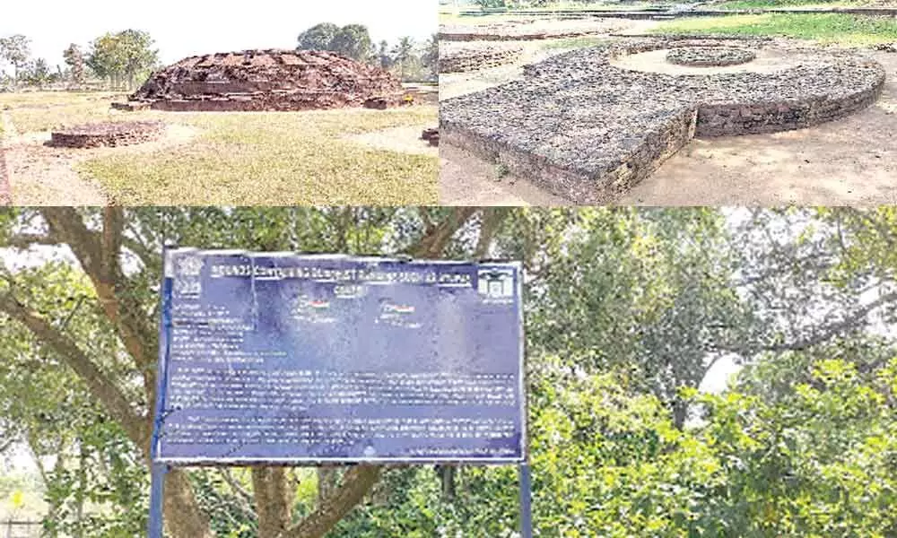 Kakinada: Buddhist tourist spot in Konaseema needs uplift