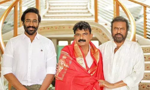 Minister Perni Nani meets Manchu Mohan Babu in Hyderabad, discussed on movie issues