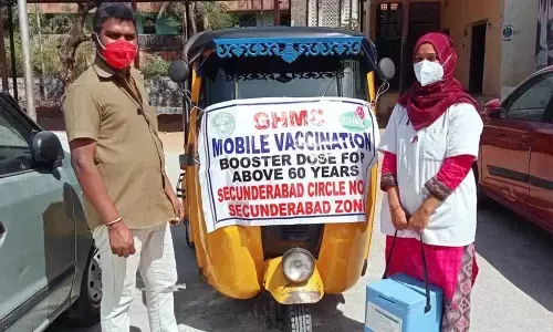 GHMC’s mobile vaccination service for 60+ receives good response