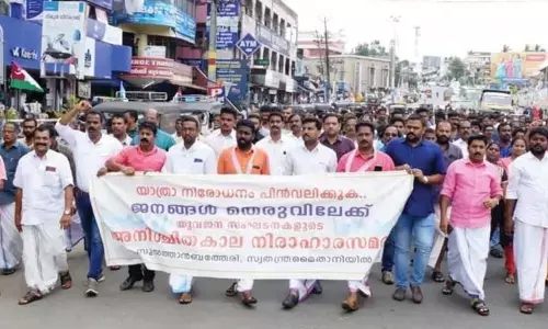 Farmers protest night traffic ban