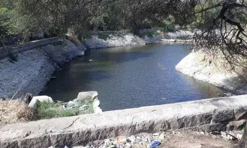 Hyderabad: Officials visit Bam Ruknud Dowla Lake to check on encroachments