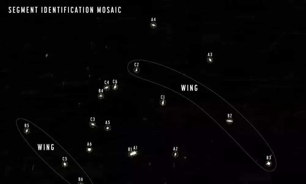 Each image of the singular star is labeled as it was captured