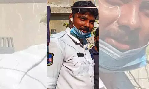 Traffic police save lives of mother, daughter trapped in fire in Hyderabad