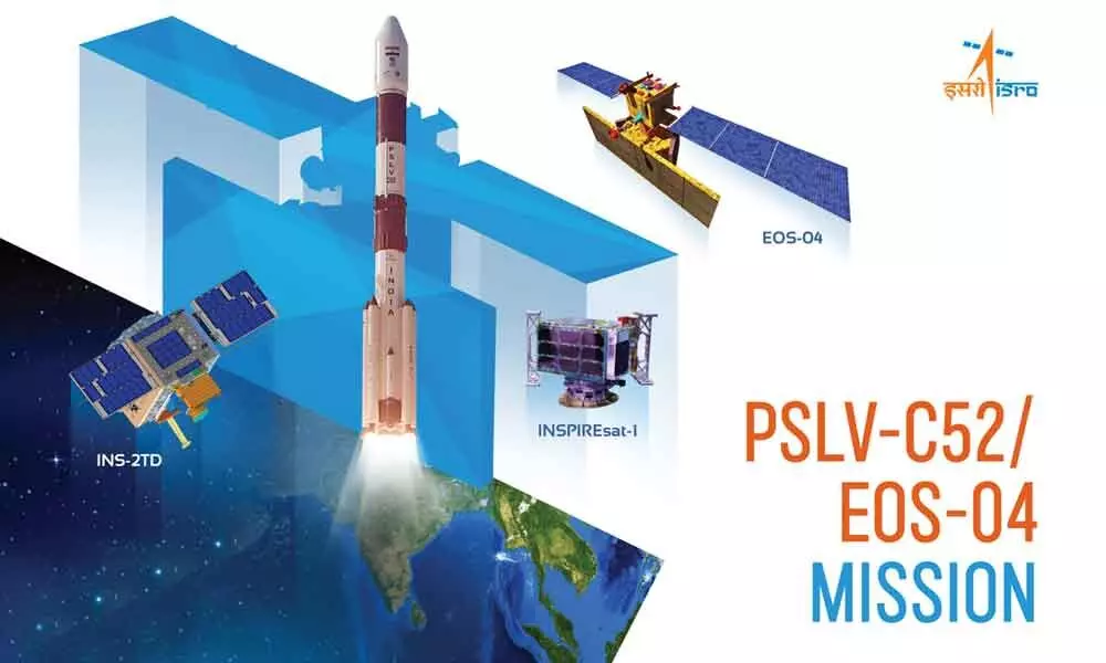 Countdown begins for launch of ISROs PSLV-C52/EOS-04 mission from SHAR