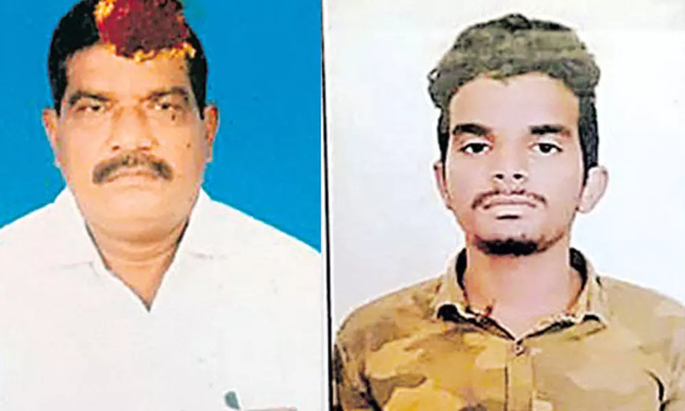 Father collapsed to death while performing sons funeral in Visakhapatnam
