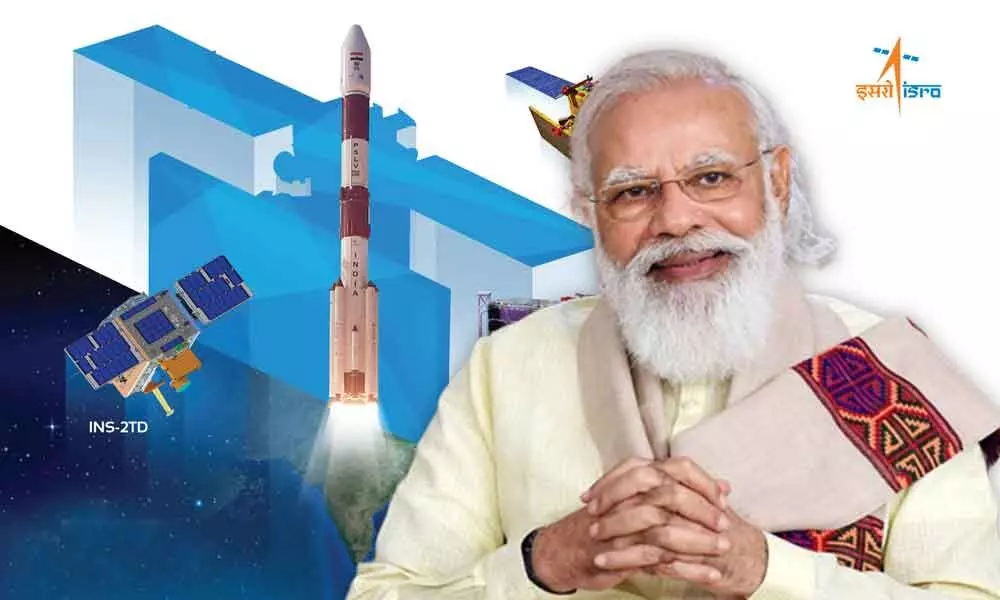 PM Modi greets space scientists on successful launch of PSLV C52 mission