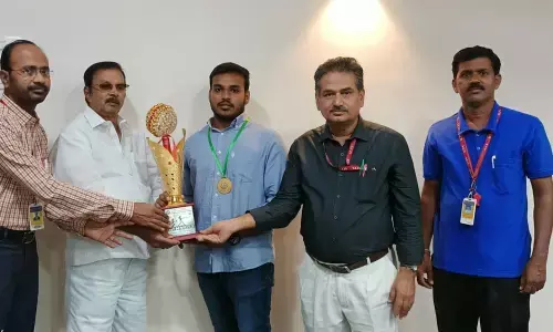 Ananthalakshmi College student shines in softball tourney