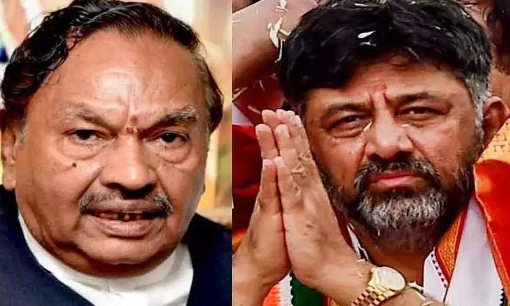 Minister KS Eshwarappa, DK Shivakumar nearly come to blows in Assembly