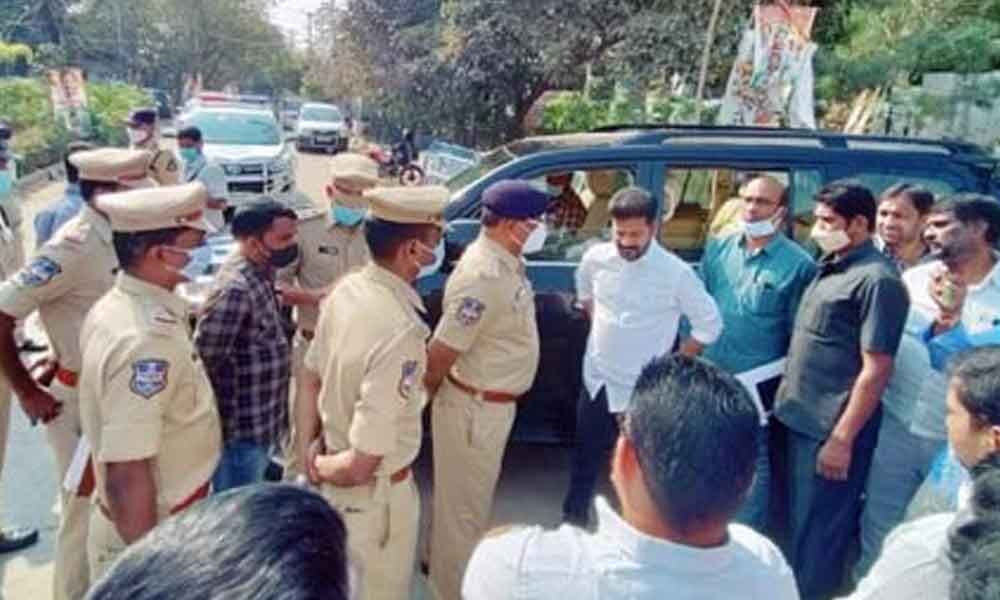 Revanth Reddy arrested ahead of protest call in view of CM KCR birthday