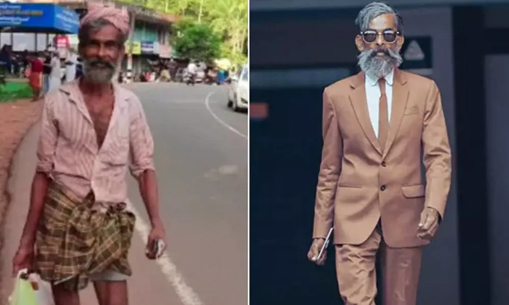 Watch The Trending Video Of A 60 Year Old Kerala Labour Turning Into Model