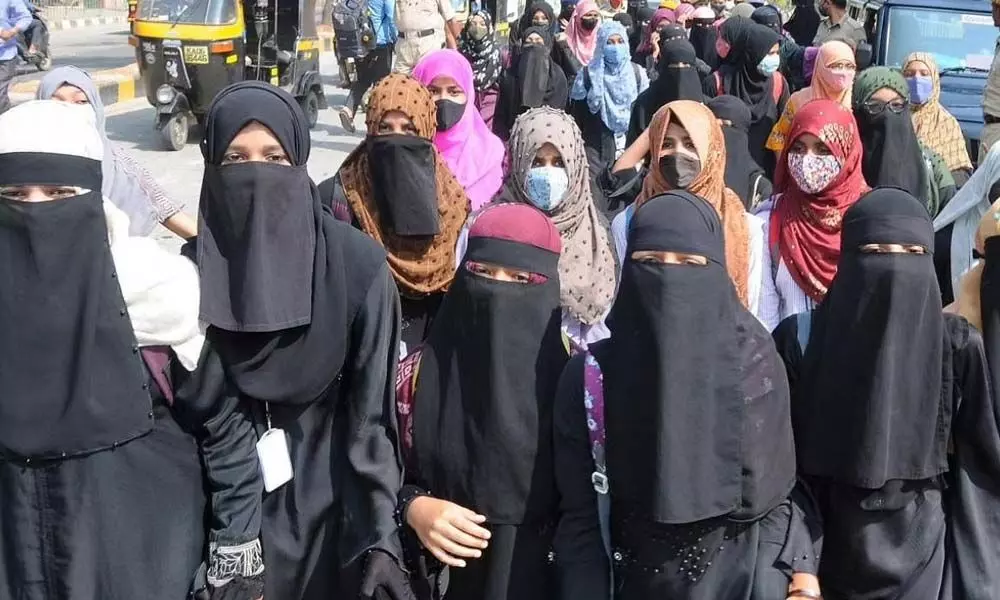 Protests continue as hijab-clad students disallowed in schools, colleges