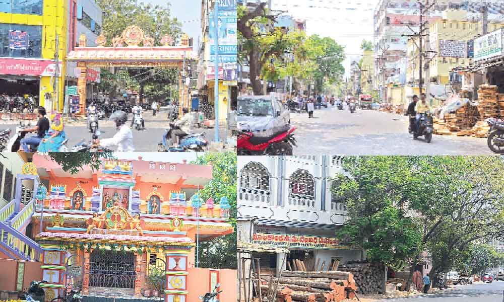 Vijayawada Seetarampuram wellknown for timber depots