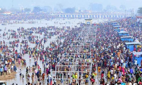 Medaram Jatara on the 2nd day