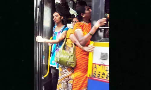 High demand for public transport, specially TSRTC buses