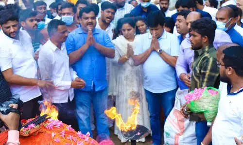 MLC Kavitha treks to Tirumala