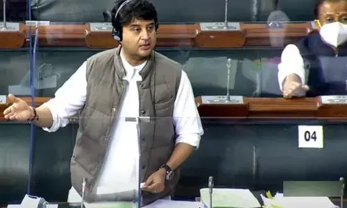 Union Cvil Aviation Minister Jyotiraditya Scindia
