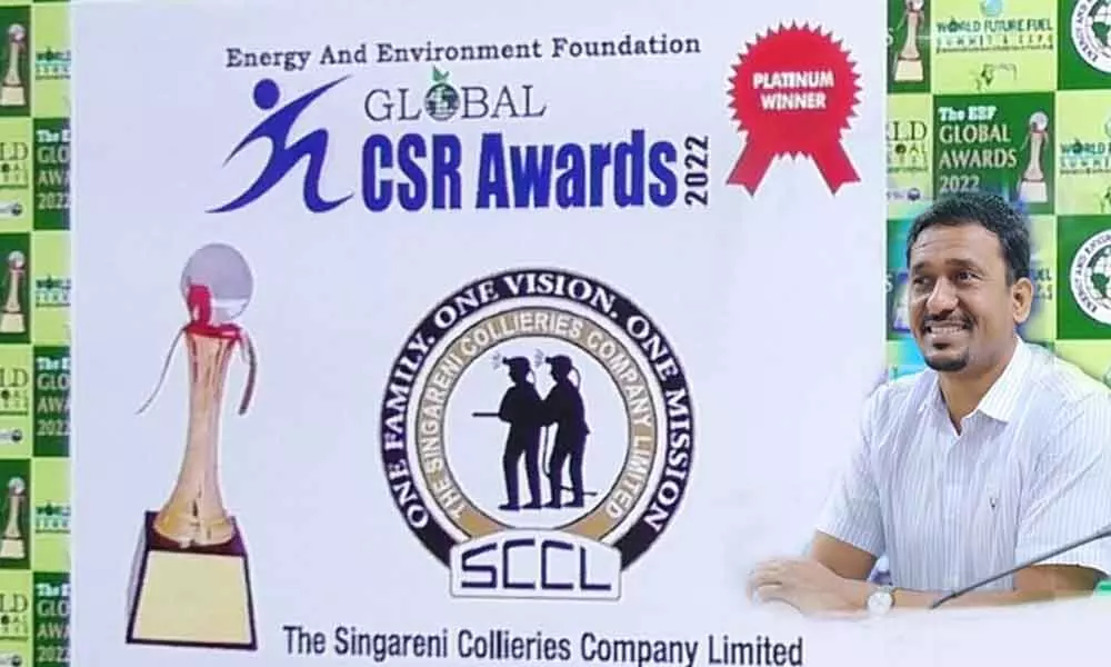 Singareni secures award for its CSR