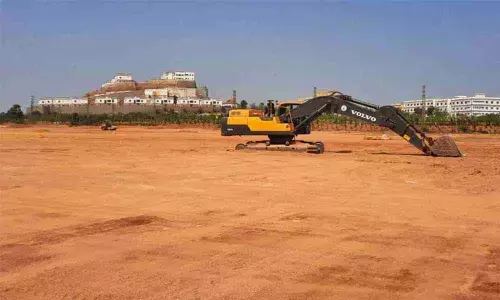 Works at Sudarshana Yaga site at Yadadri come to a standstill