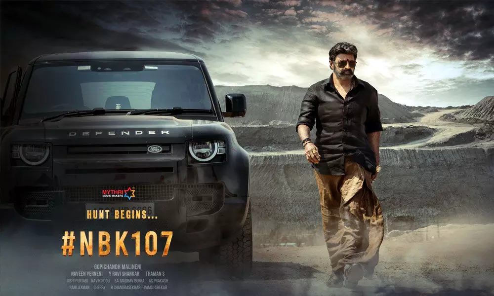 The first look of Natasimham Balakrishna is out from his 107th movie!
