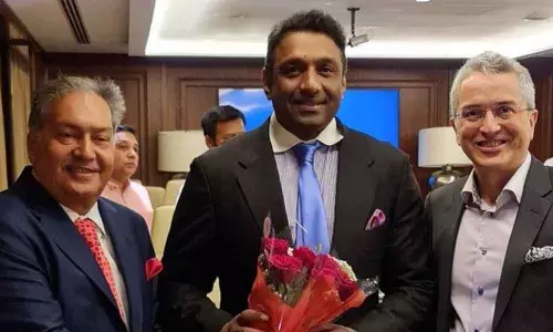 Mekapati Goutham Reddy at Dubai Expo recently