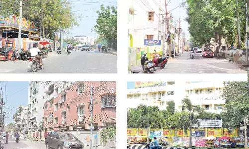 Bridge in the colony; A street in the colony; Apartment in Maruti Nagar