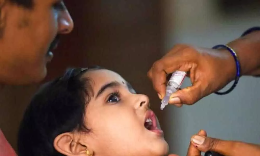 AP govt. launches Polio Vaccination program in the state, to be held for next four days