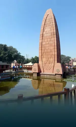 Lotus Pond Just In Front of The Main Jallianwala Bagh Memorial