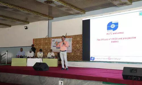 e-auction of HMDA plots in Bahadurpally : 120 bidders attend pre-bidding meeting