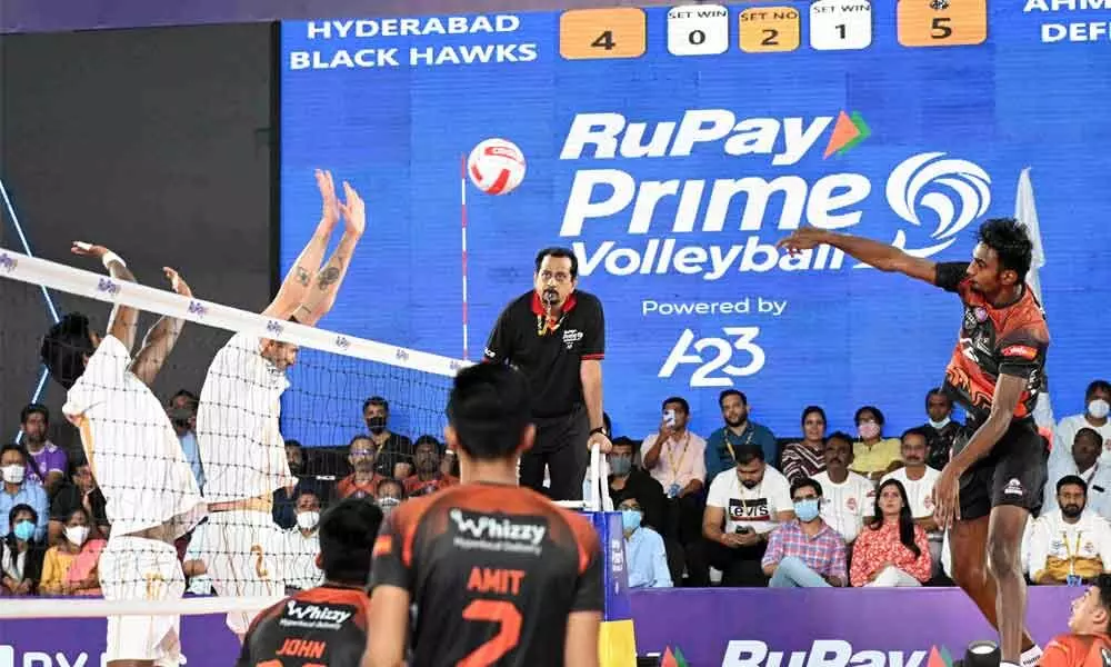 Ahmedabad beat Hyderabad to cruise into PVL final
