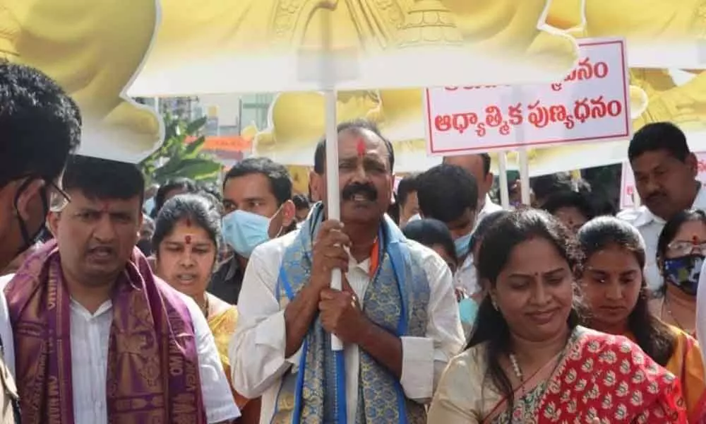 Bhumana promises to spread temple city glory globally