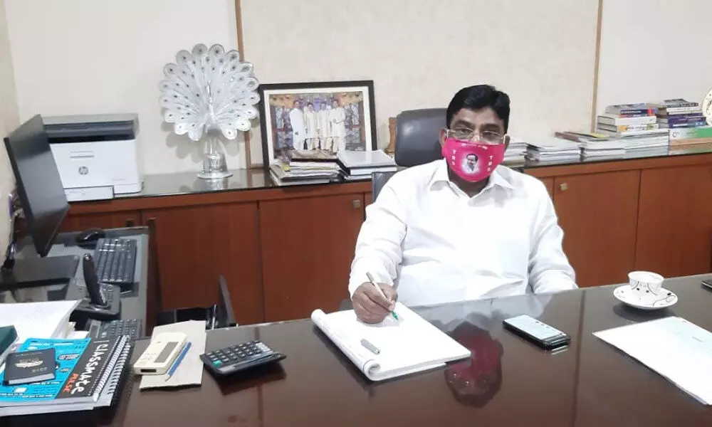 Nama Nageswara Rao, the TRS floor leader in Lok Sabha