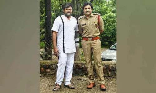 Ram Charan unveils video featuring Chiranjeevi, Pawan