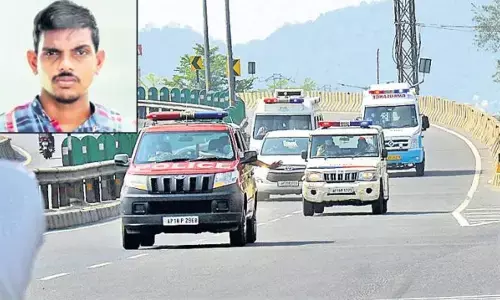 Brain dead youths organs donated in Krishna district, police sets up a green channel for transportation