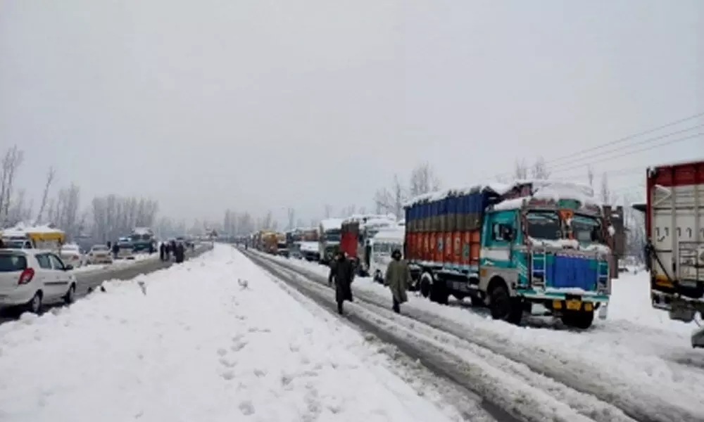 Jammu-Srinagar National Highway closed due to landslides