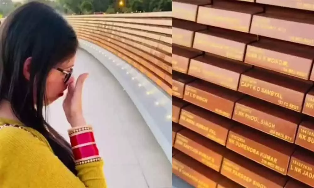 Watch The Trending Video Of A Woman Getting Emotional After Witnessing Her Brothers Name At National War Memorial