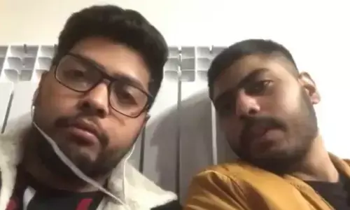 Stranded students seek help through video clips