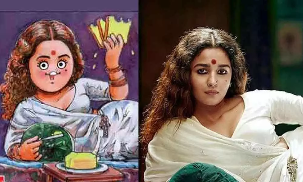 Amul Gave A Special Surprise To Alia Bhatt By Dropping The Special ‘Gangubai Kathiawadi’ Poster…