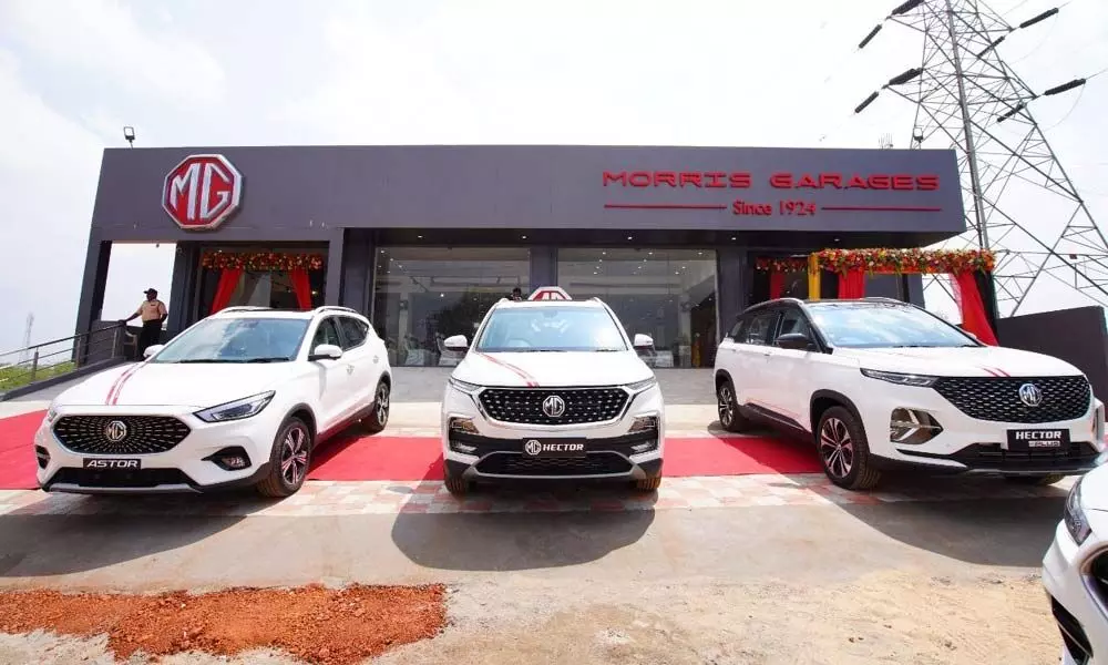 MG Motor opens sales units in Nellore, Tirupati