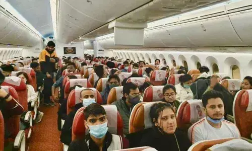 Ukraine-Russia war: Air Indias fifth evacuation flight lands in Delhi with 249 Indians